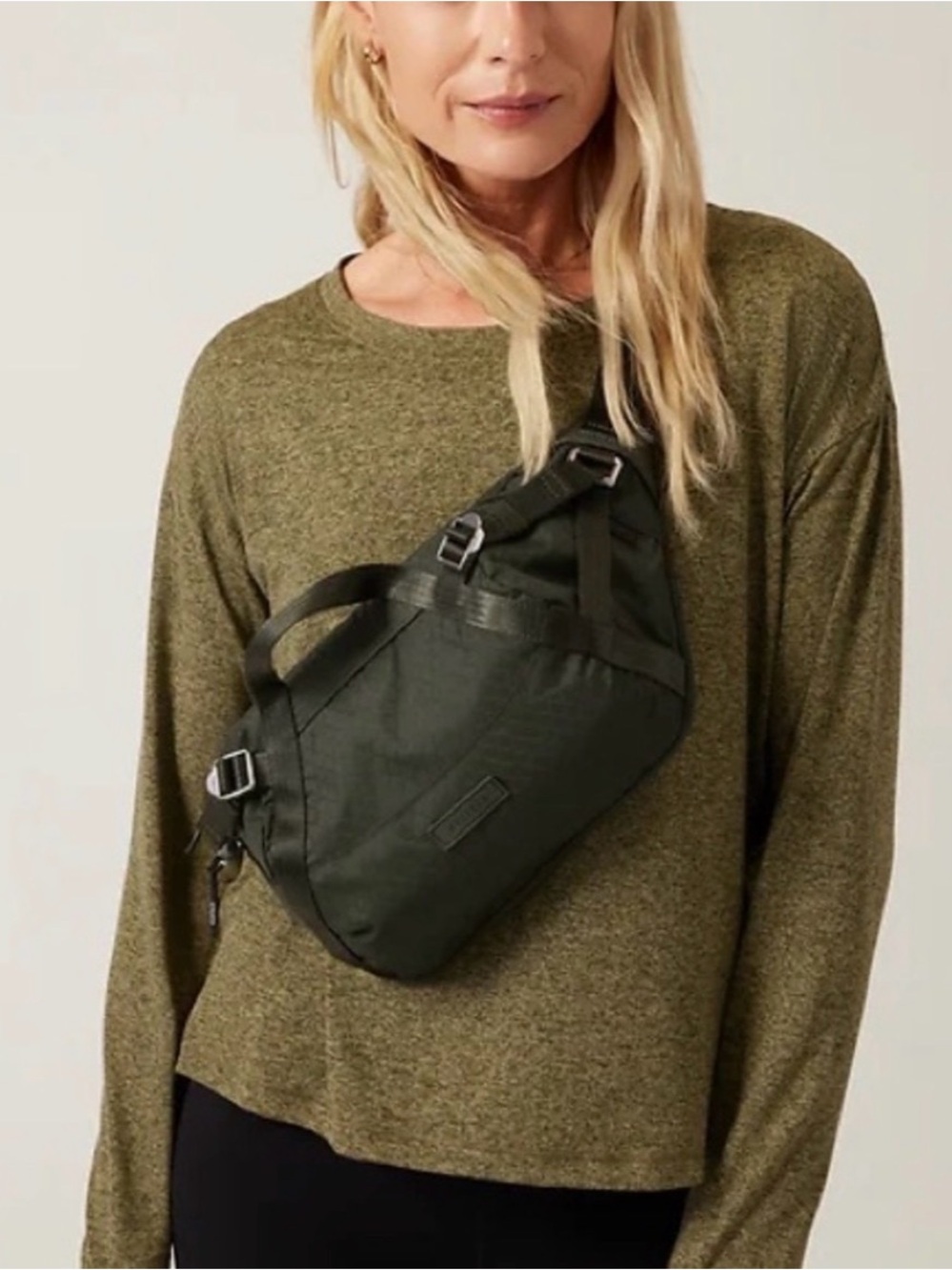 Athleta Black Excursion Waistbag Sling